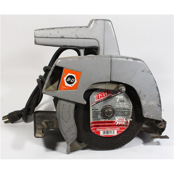 BLACK 7 DECKER CIRCULAR SAW