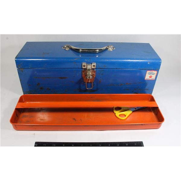 BLUE FLAHERY TOOL BOX