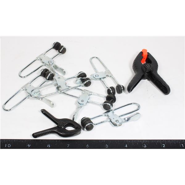 LOT OF CLAMPS