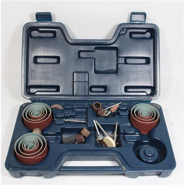 MASTERCRAFT RUBBER SANDING DRUM SET INCOMPLETE