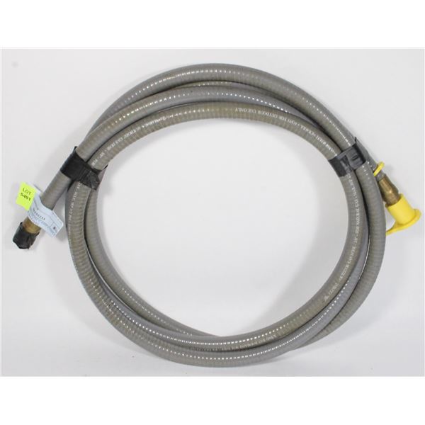 3/8" X 10" BBQ HOSE COMPATIBLE WITH L.P OR NAT GAS