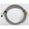 Image 1 : 3/8" X 10" BBQ HOSE COMPATIBLE WITH L.P OR NAT GAS