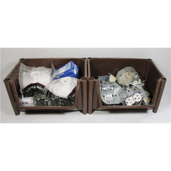 LOT OF MISCELLANEOUS ITEMS INCLUDING ELECTRICAL SOC