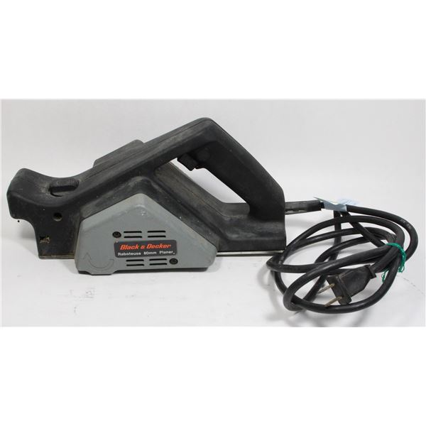 BLACK & DECKER RABOTEUSE 80MM PLANER