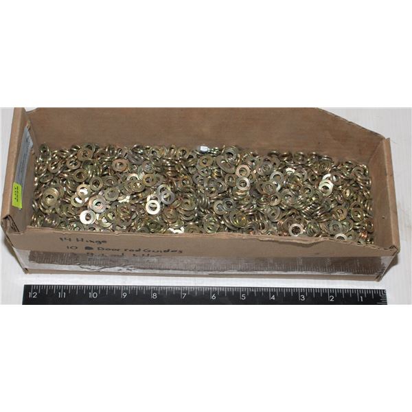 BOX OF SPLIT-RING LOCK BRASS WASHERS