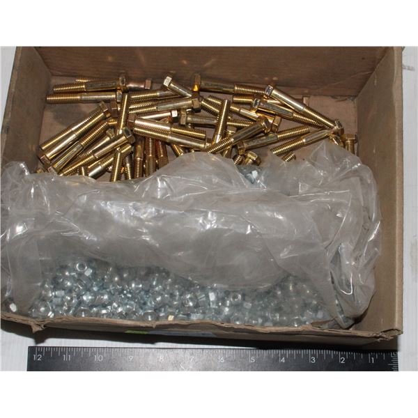 BOX OF HEX HEAD CAP SCREWS PARTIALLY THREADED