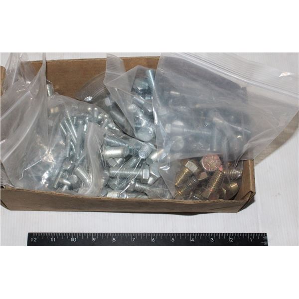 BOX OF HEX HEAD SCREWS VARIETY
