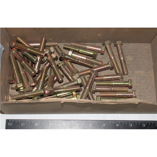 BRASS HEX SCREWS PARTIALLY THREADED