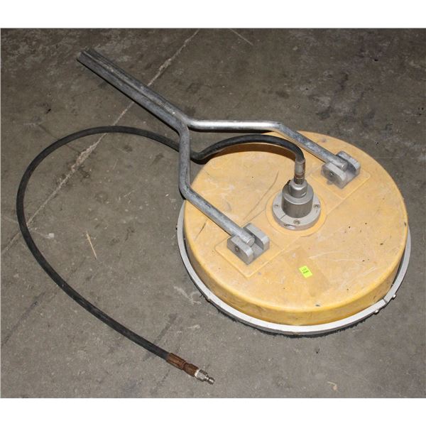 19" DIAMETER PRESSURE WASHER SURFACE CLEANER