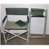 Image 1 : PAIR OF DIRECTOR STYLE LAWN CHAIRS