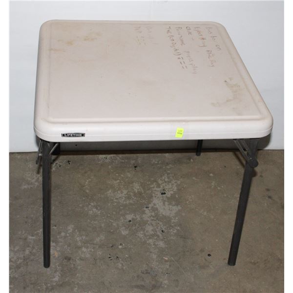LIFETIME COLLAPSIBLE TABLE 24" X 24"