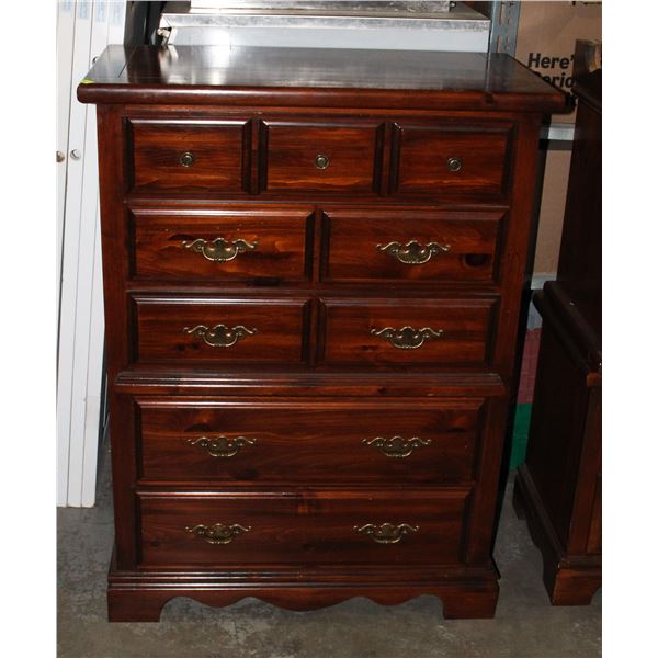 DRESSER. APPROX 34" X 17.5" X 46" TALL