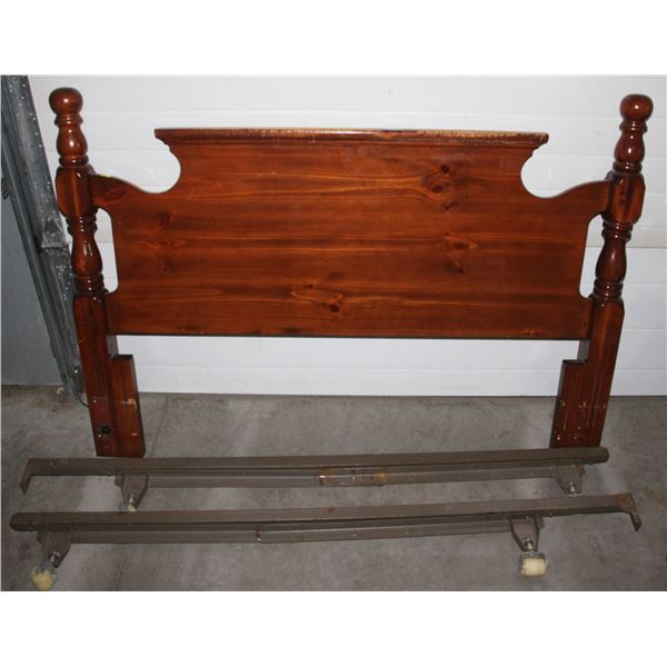 BEDFRAME WITH RAILS
