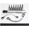 Image 1 : TWO SPECIALTY RATCHETING WRENCHES, 3/8" DRIVE