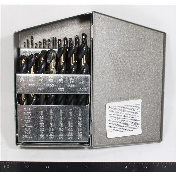 TRIUMPH DRILL BIT SET IN CASE