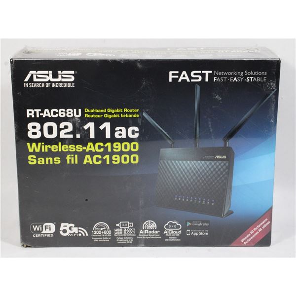 NEW ASUS TR-AC68U DUAL BAND GIGABIT ROUTER