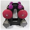 Image 1 : WEIGHT SET ON STAND