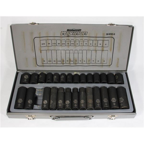 MASTERCRAFT MAXIMUM IMPACT SOCKET SET