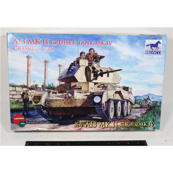A13 MK.II CRUISER TANK MK.IV 1:35 SCALE MODEL KIT