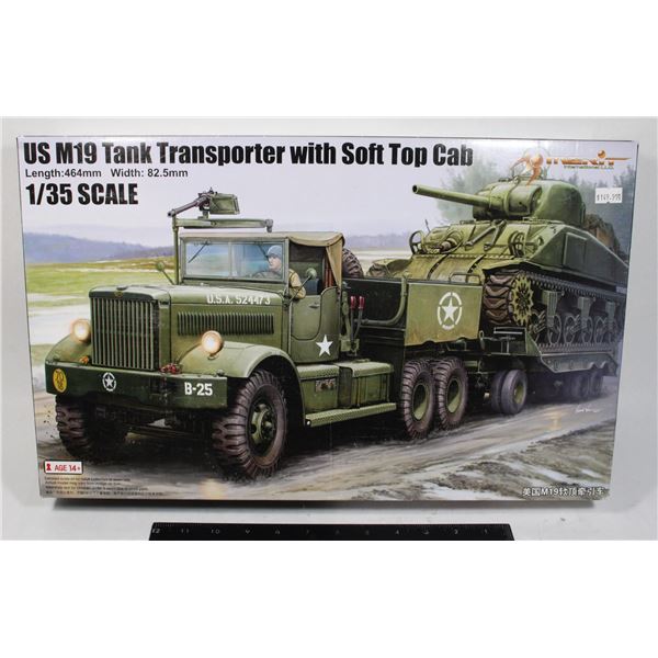 US M19 TANK TRANSPORTER 1/35 SCALE MODEL KIT