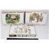 Image 1 : LOT OF 3 GERMAN TROOPS FIGURES MODEL KITS