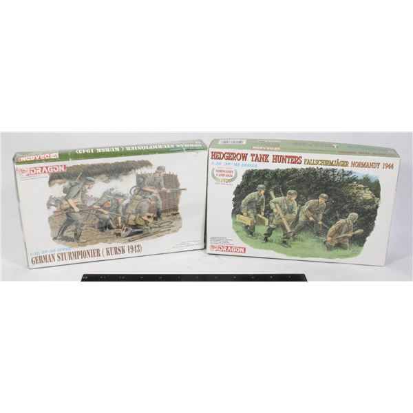 GERMAN TROOPS FROM KURSK & NORMANDY MODEL FIGS.