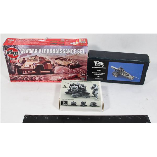 LOT OF 3 VARIOUS  MODEL KITS SETS