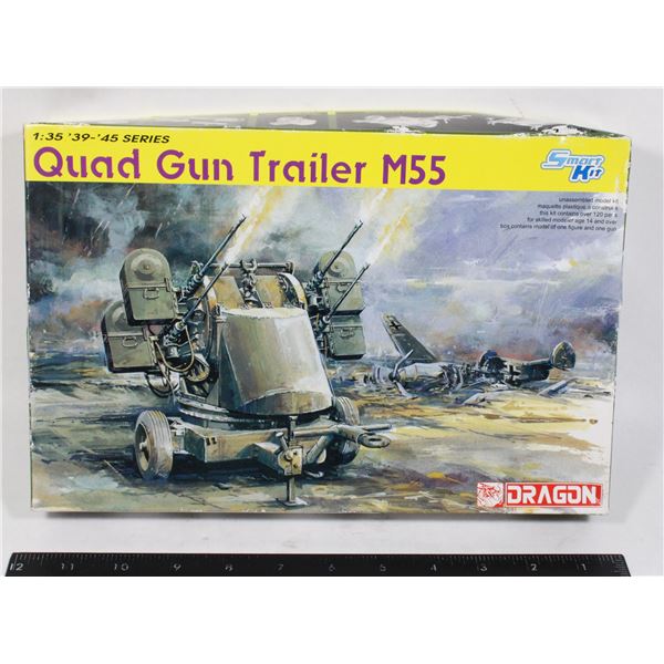 QUAD GUN TRAILER M55 MODEL KIT