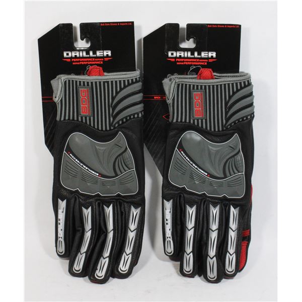 2 NEW PAIRS OF BDG PERFORMANCE SERIES GLOVES XL