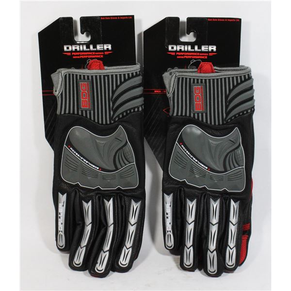 2 NEW PAIRS OF BDG PERFORMANCE SERIES GLOVES XL