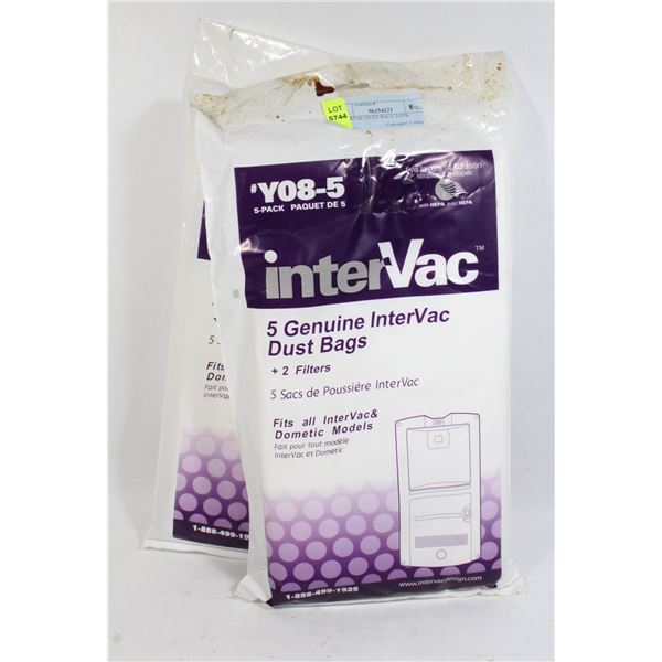 INTERVAC DUST BAGS 2x5PK