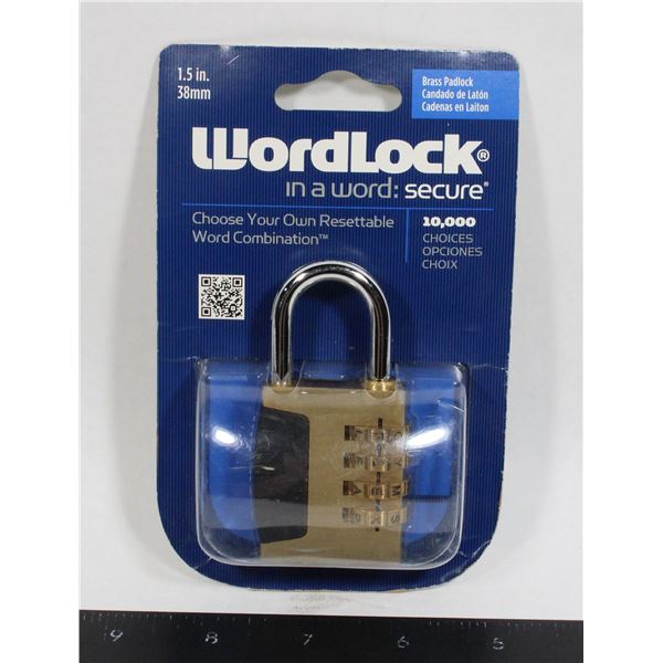 WORDLOCK PADLOCK