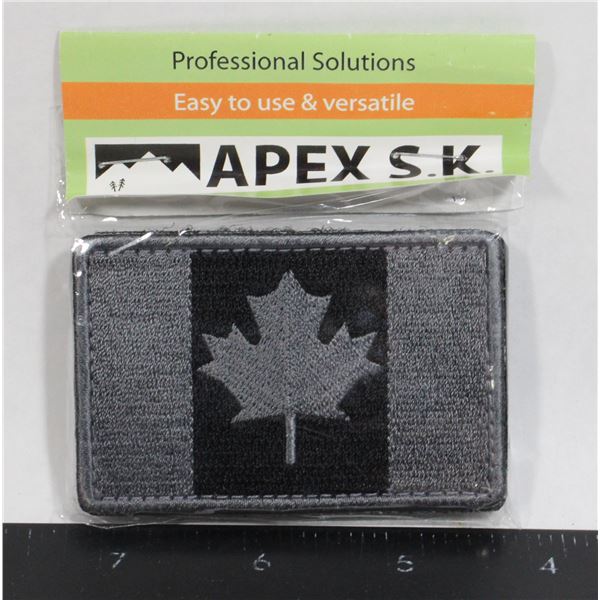SET OF 2 CANADA FLAG TACTICAL PATCH VELCRO NEW