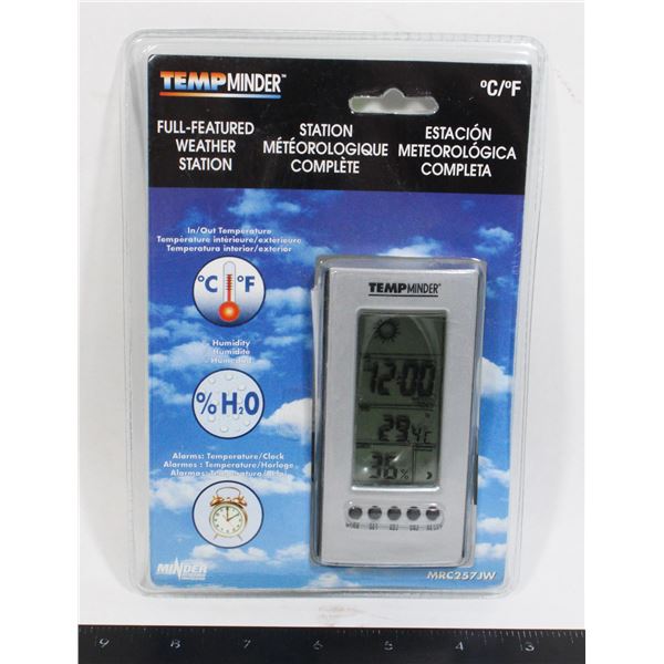 NEW TEMP MINDER FULL FEATURED MINI WEATHER STATION