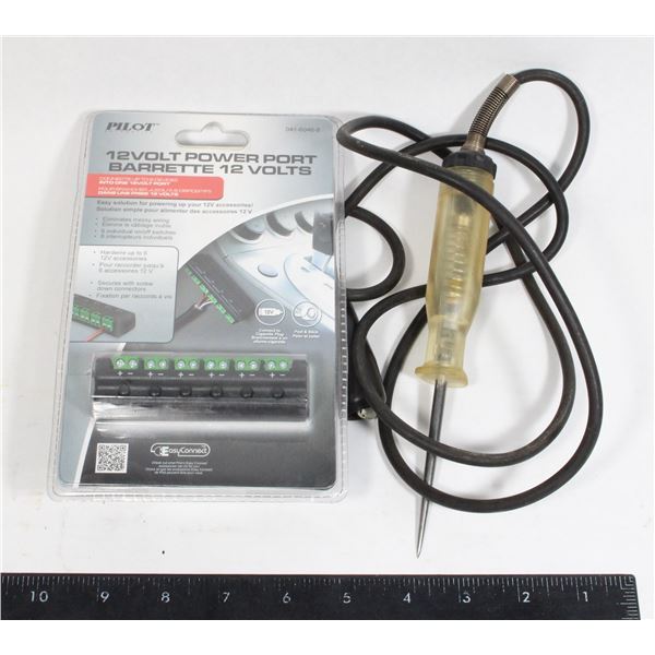 CIRCUIT TESTER & PILOT 12VOLT POWER PORT