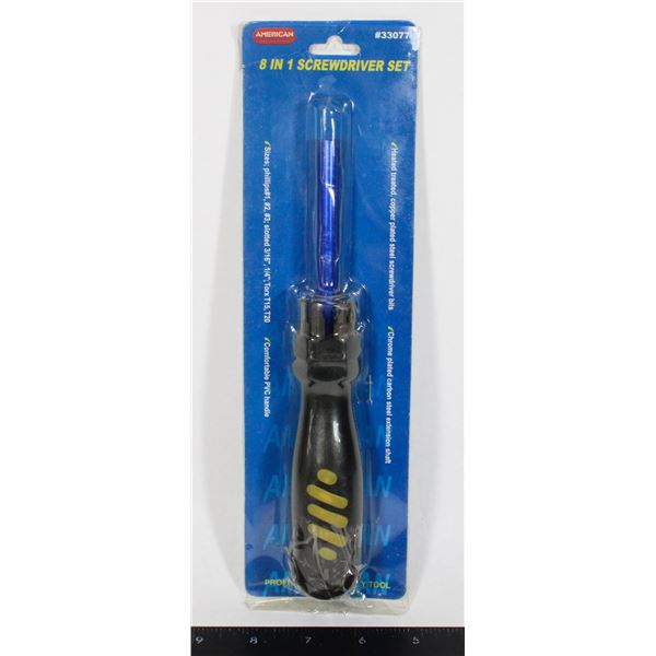 AMERICAN TOOL EXCHANGE 8 IN 1 SCREWDRIVER SET