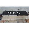 Image 1 : Hy's Lighted Sign, Cover 15”×70”