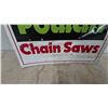 Image 3 : Poulan Chain Saws Metal Sign, 16”×24” Vintage