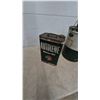 Image 6 : BA Autolene Motor Oil 2 Imperial Gallons Can, BA Quality Products 5 Gallons Pail and Wood Crate