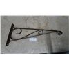 Image 1 : Wrought Iron Hanging Sign Bracket with Decorative Scrollwork