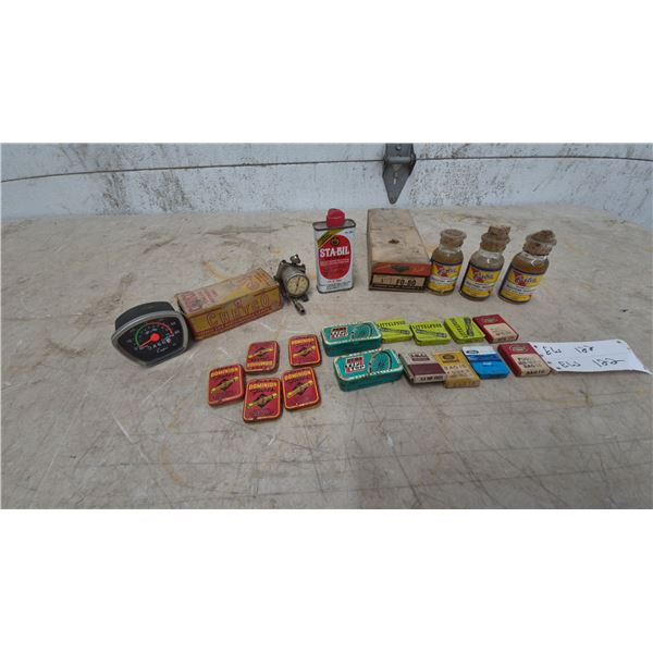 Vintage Auto Parts: Sta-Bil, Carter Moisture Proof, Chryco Lamps, Fuses