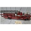 Image 3 : Vintage Charles Doepke Rossmoyne Pressed Steel Aerial Ladder Fire Truck, 33”