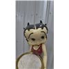 Image 2 : Betty Boop Waitress Statue with Red Dress, White Apron, and Gold Serving Tray