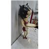 Image 6 : Betty Boop Waitress Statue with Red Dress, White Apron, and Gold Serving Tray