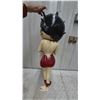 Image 8 : Betty Boop Waitress Statue with Red Dress, White Apron, and Gold Serving Tray