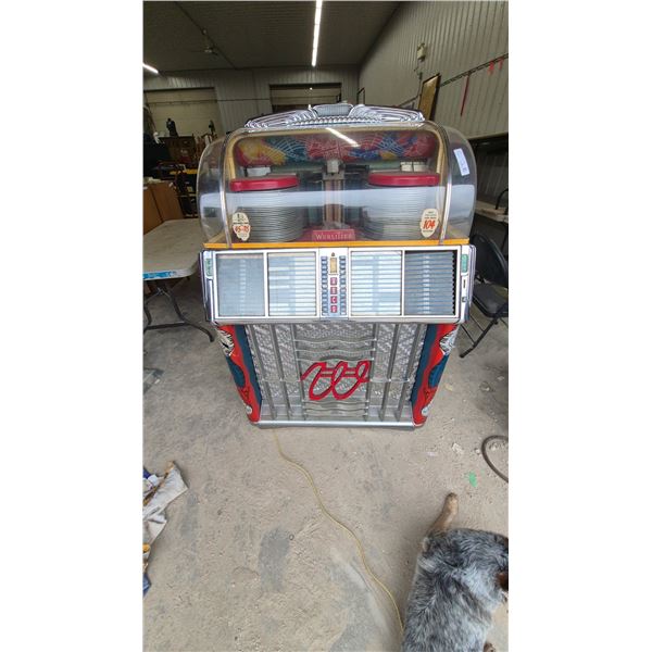 Wurlitzer Model 1560 Jukebox, 1950s, 104 Selections, S/N 61698