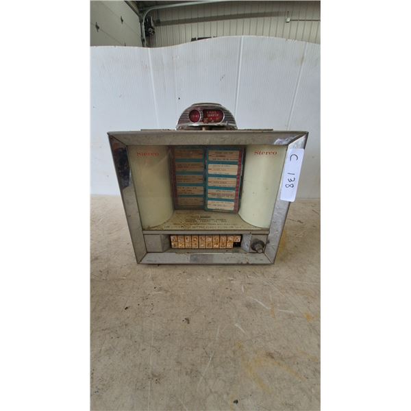 Seeburg JPS2 Cosmos Tabletop Stereo Jukebox Wallbox, 1978, 100 Selections, Coin-Operated