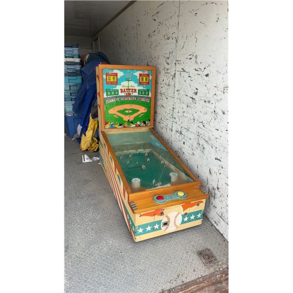 1950s Chicago Coin “Batter Up” Baseball Pinball Machine