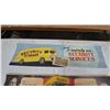 Image 2 : Two Security Storage Cardboard Advertising Signs with Yellow Moving Vans