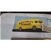 Image 3 : Two Security Storage Cardboard Advertising Signs with Yellow Moving Vans